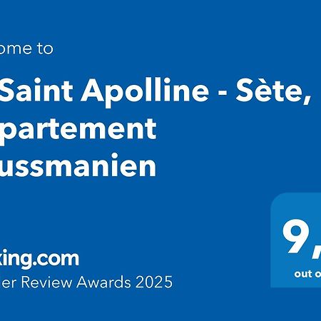 Le Saint Apolline - Sete, Appartement Haussmanien Exteriör bild